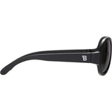 Jet Black Aviator I Smoke Lenses
