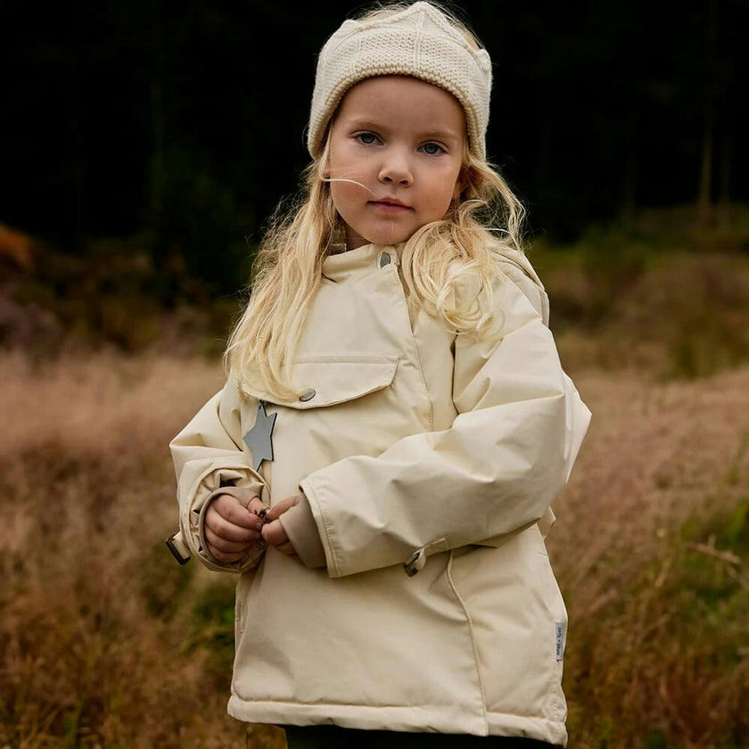 MINI A TURE MATWANG Fleece Lined Winter Jacket - Angora Cream