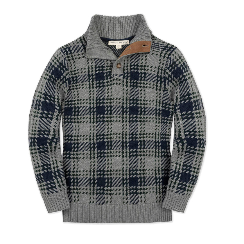 Organic Mock Neck Sweater