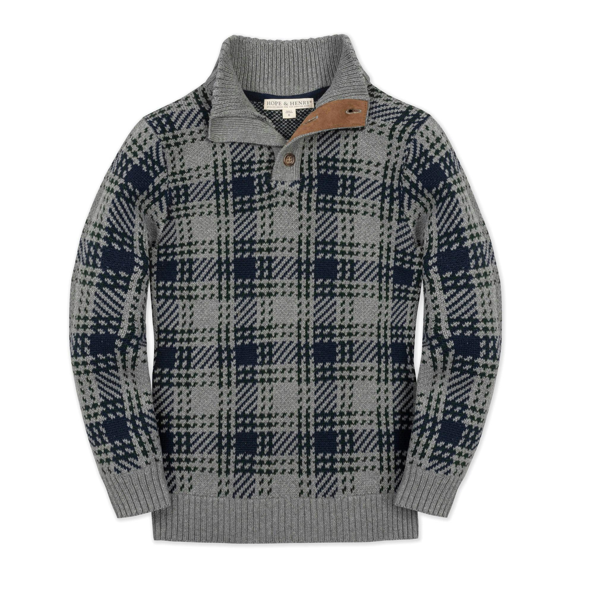 Organic Mock Neck Sweater