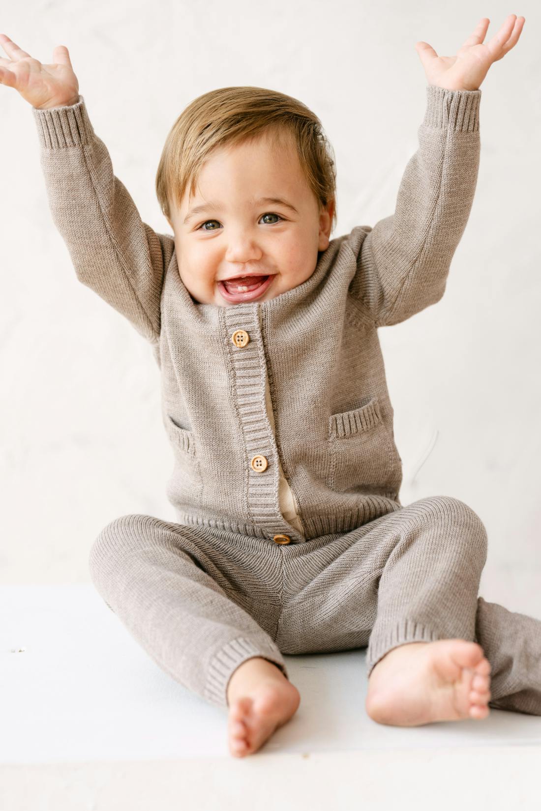 Merino Wool Baby Cardigan