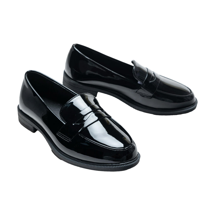 Black Patent Penny Loafers