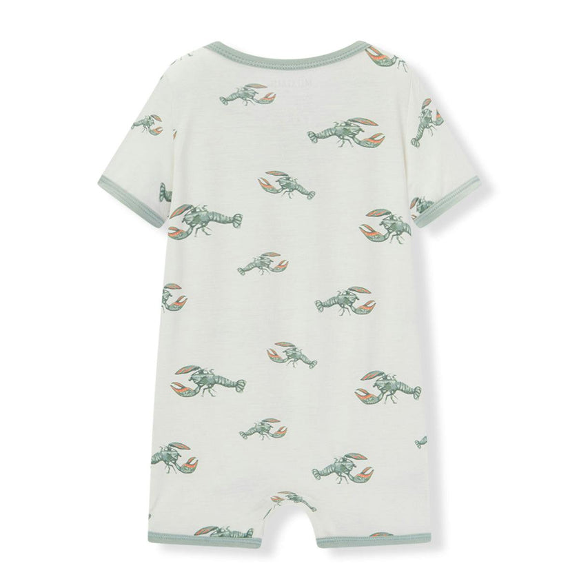 Mint Lobster Luxe Stretch Shortall