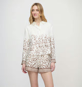 The Audrey Short - Ivory Wildflower Field