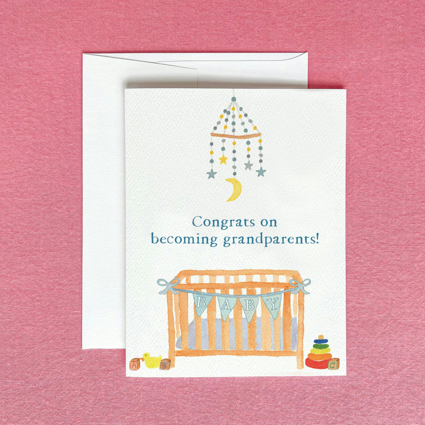 Congrats on Becoming Grandparents Greeting Card