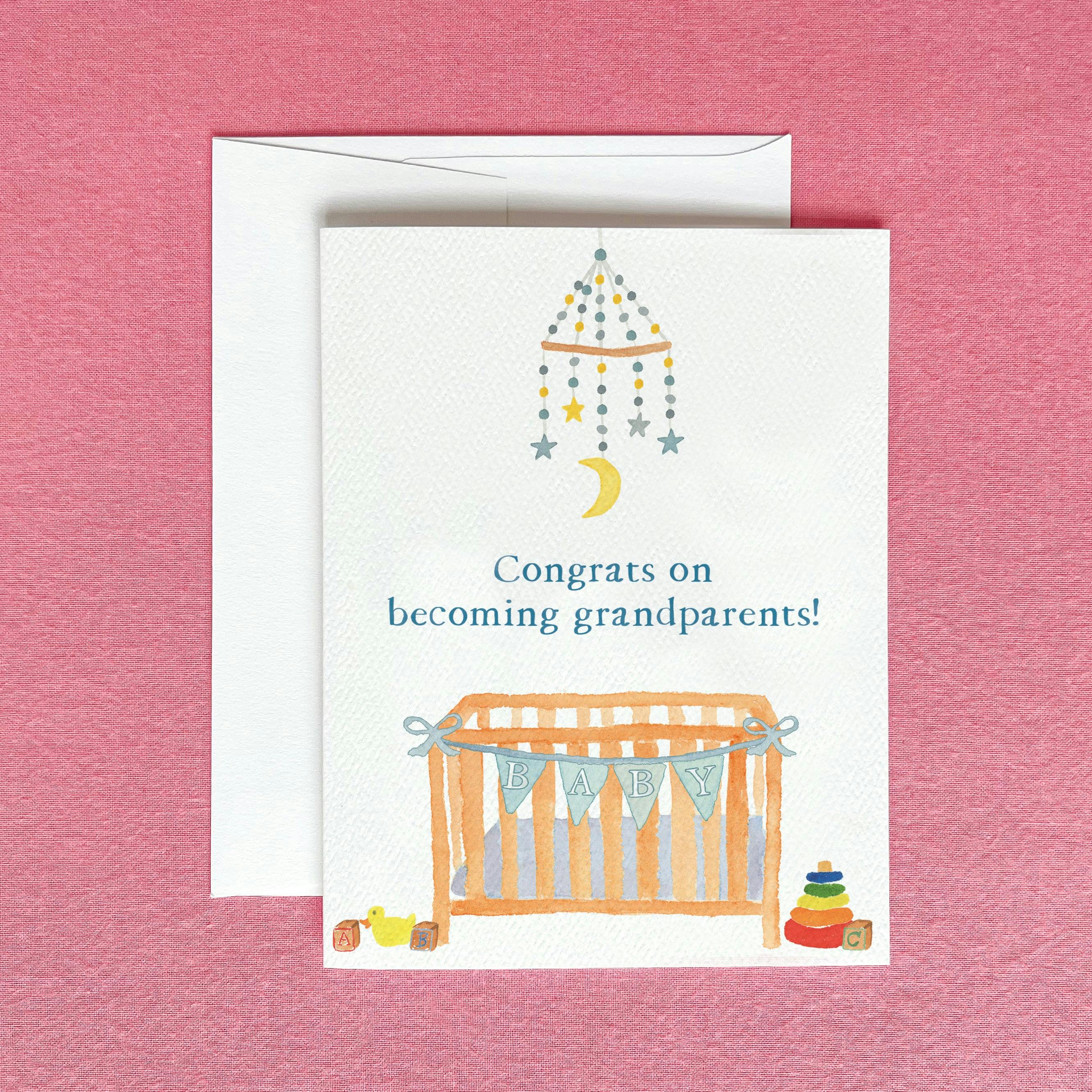 Congrats on Becoming Grandparents Greeting Card