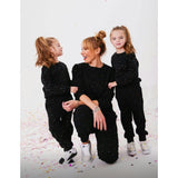Women's Rainbow Sparkle Track Set Black