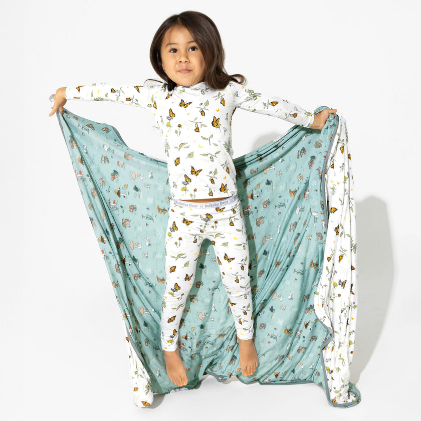 Monarch Butterfly Bamboo Kids Pajamas
