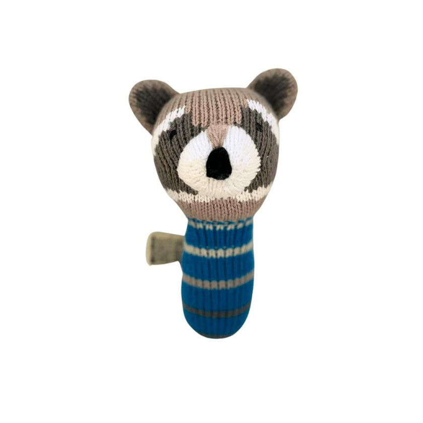 mini rattle | ramsay the raccoon