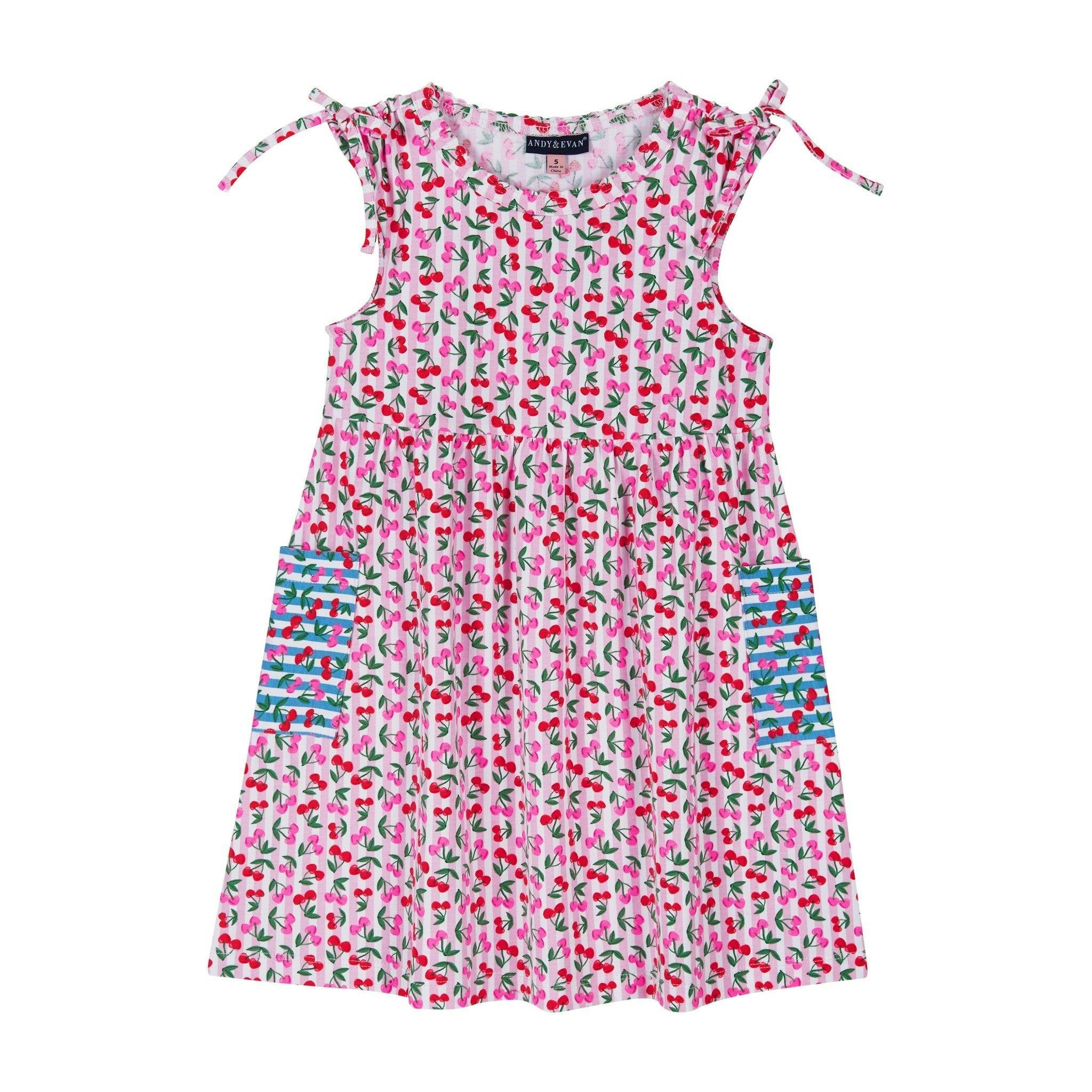 Girls Blocked Dress, Pink