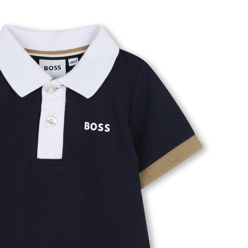 Navy Short Sleeve Polo Shirt