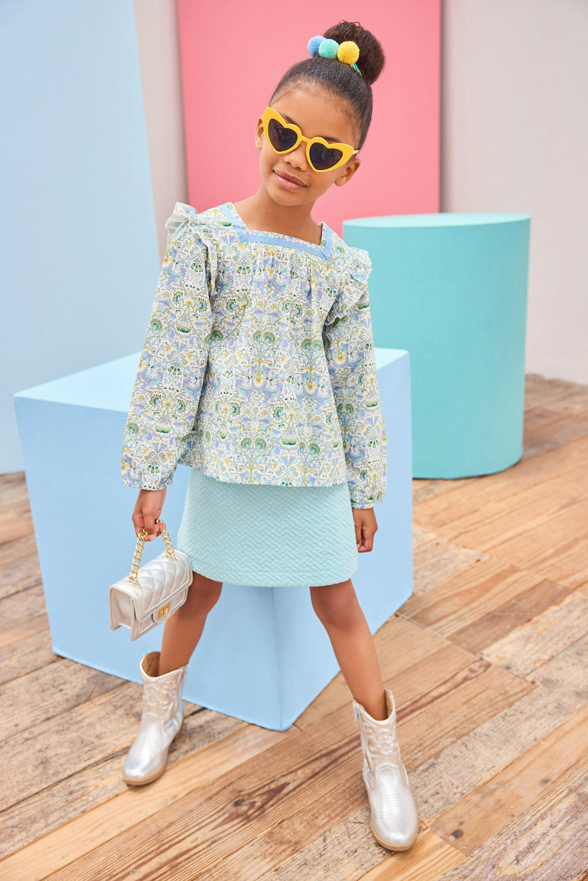 Quilted Mini Skirt