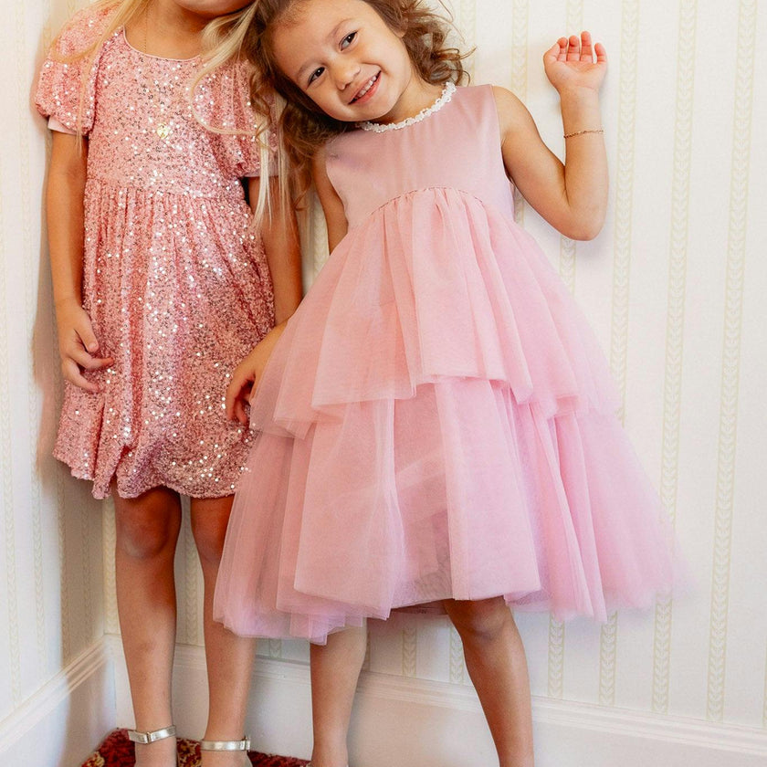 Mini Rainie Dress in Rose