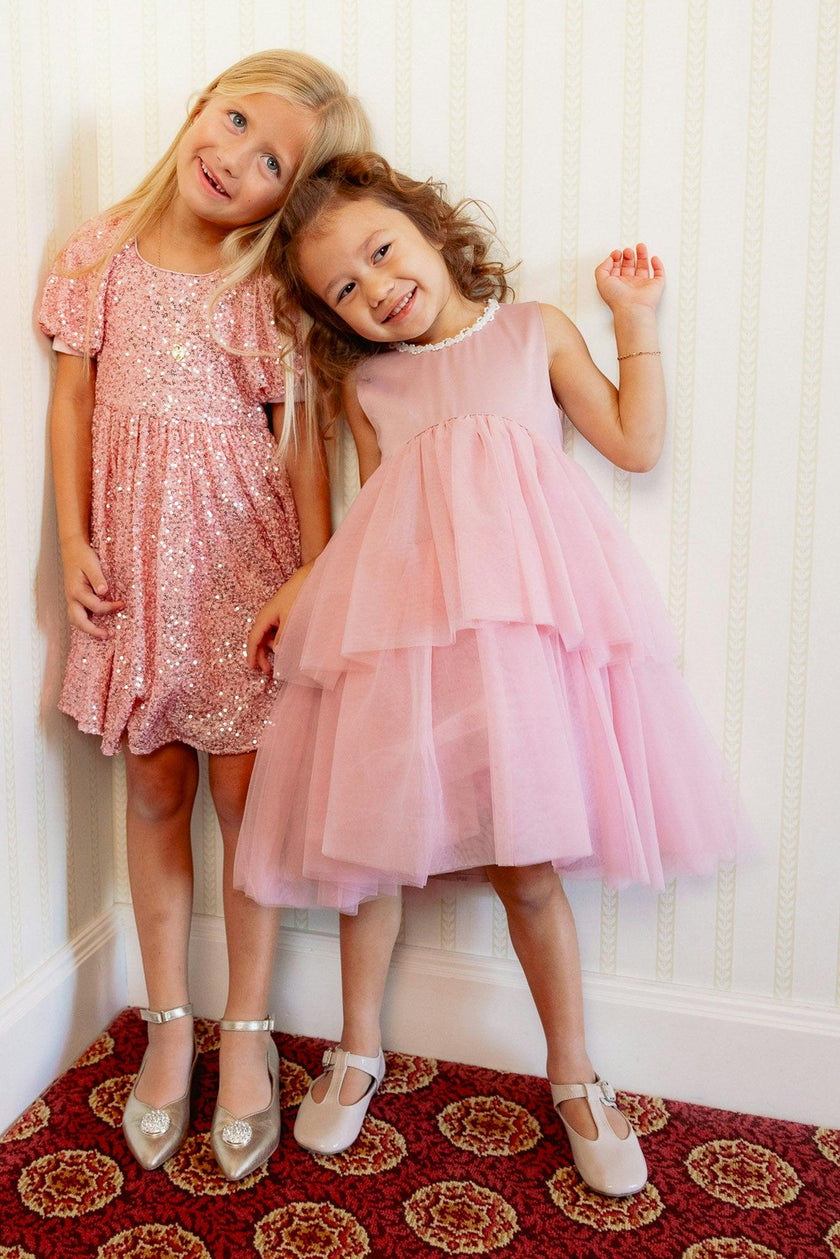 Mini Rainie Dress in Rose