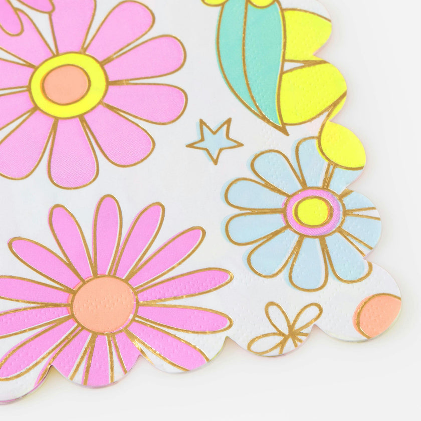 Flower Power Small Napkins
