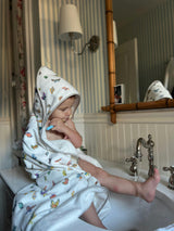Hooded Bath Towel - Madame Butterfly
