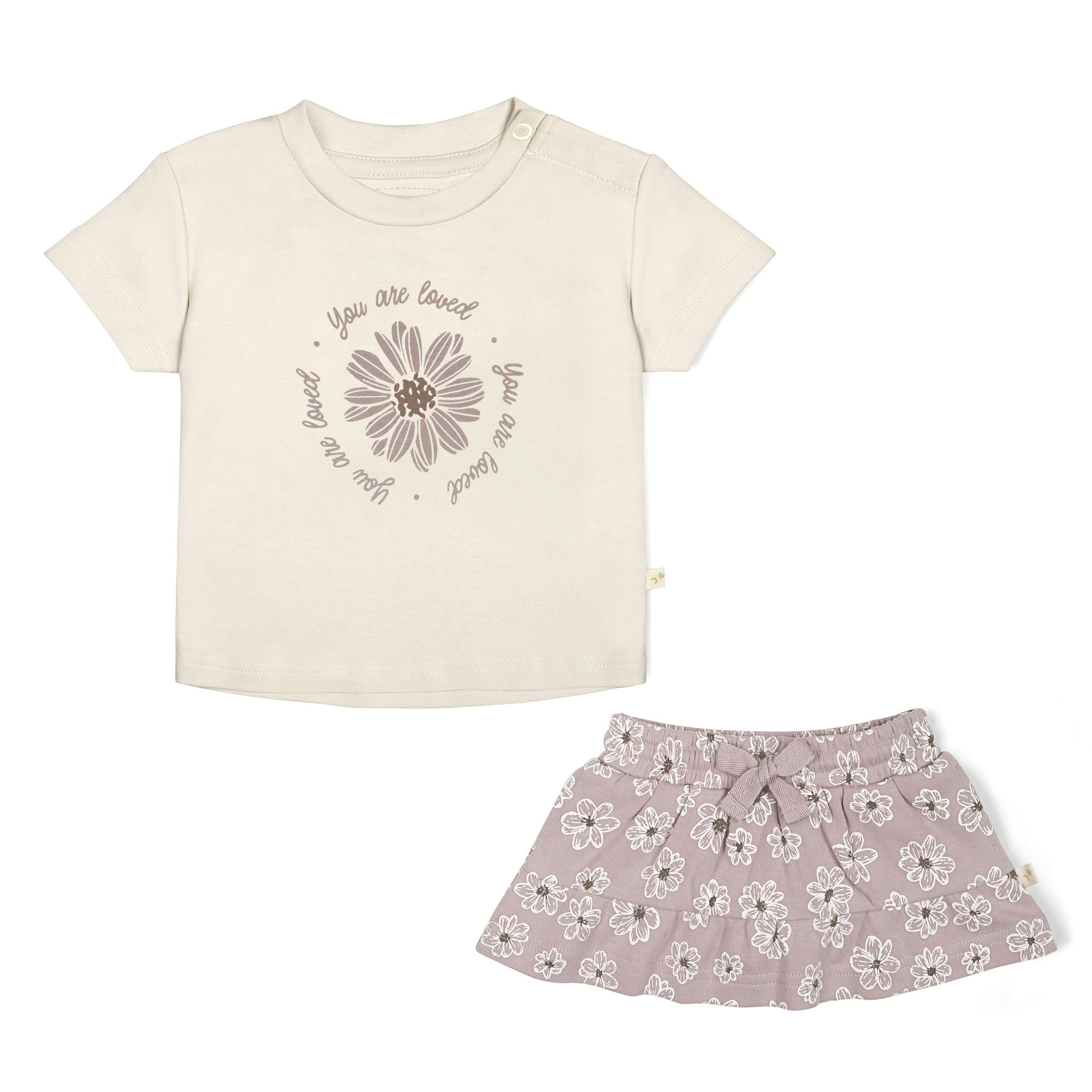 Organic Boxy Tee and Skort