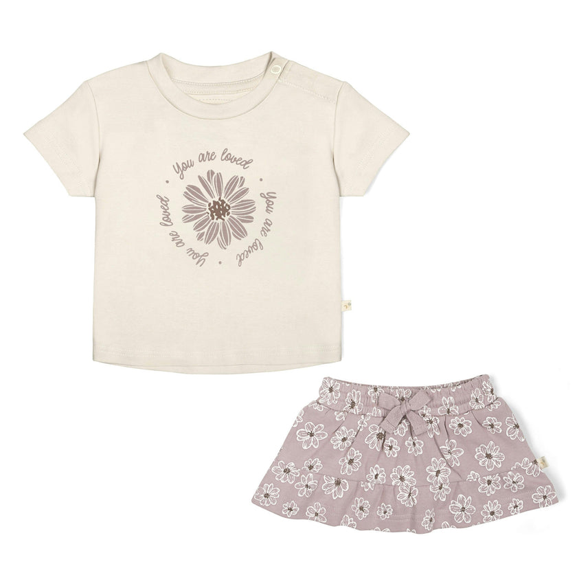 Organic Boxy Tee and Skort