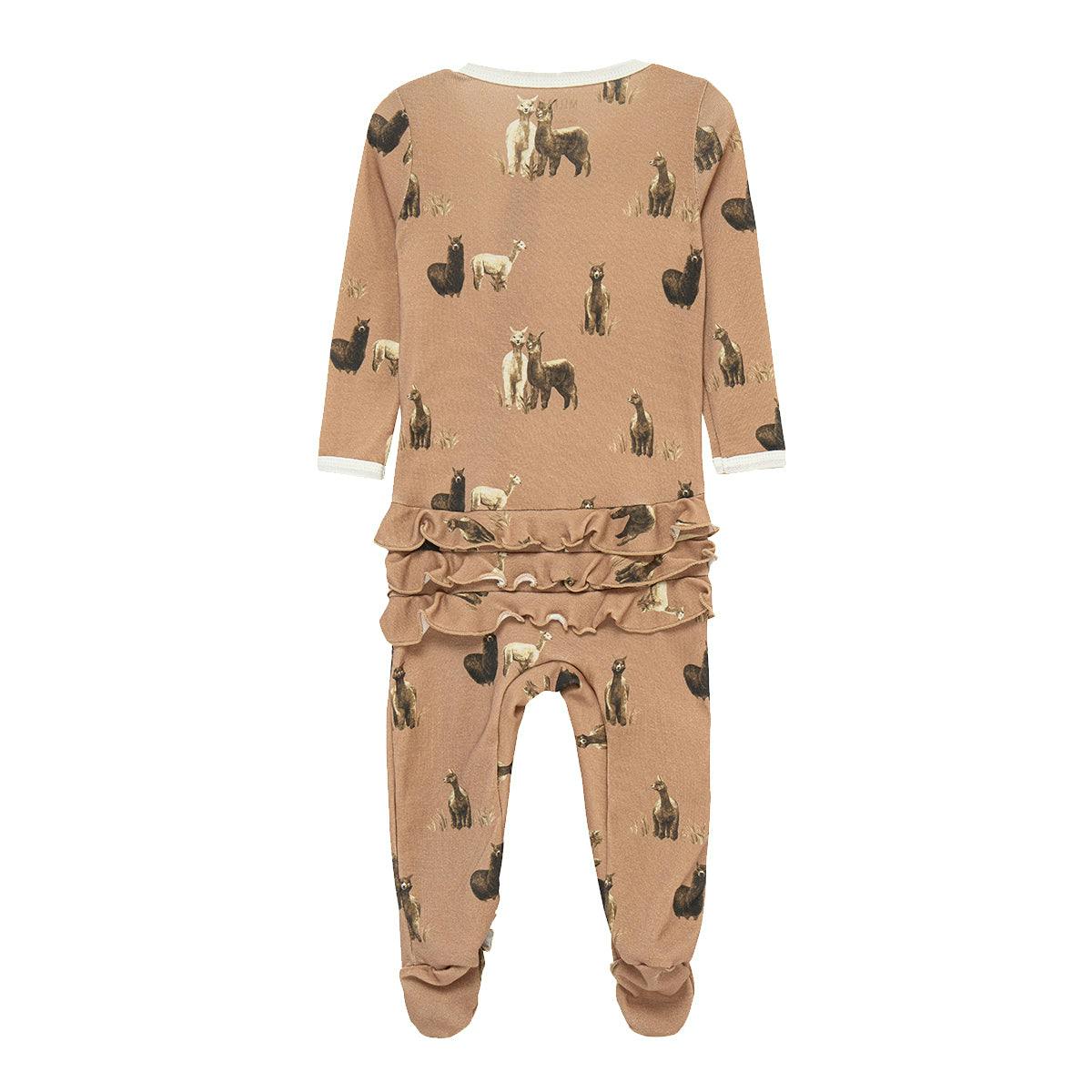 Organic Cotton Ruffle Footed Romper