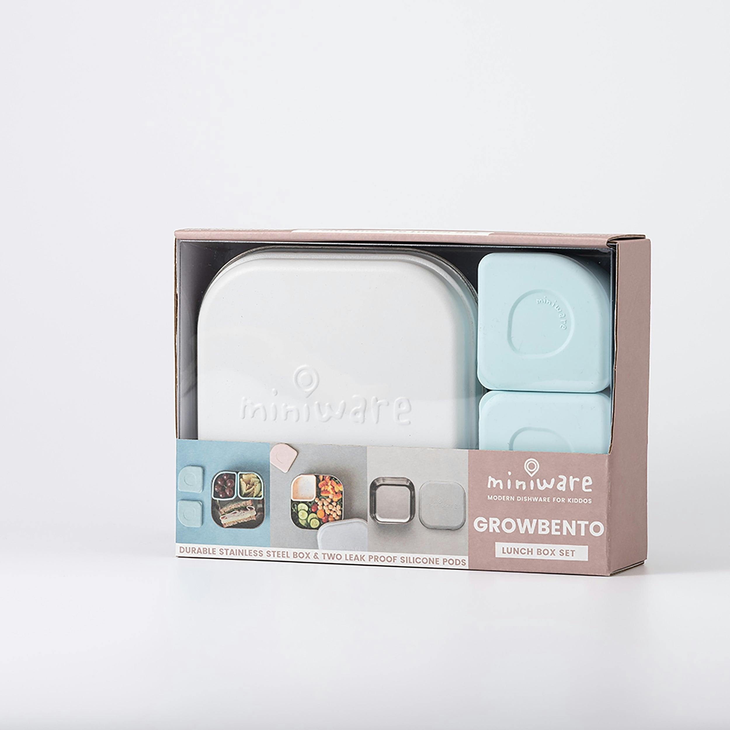 GrowBento: All Ages Bento Box - Snow + Aqua