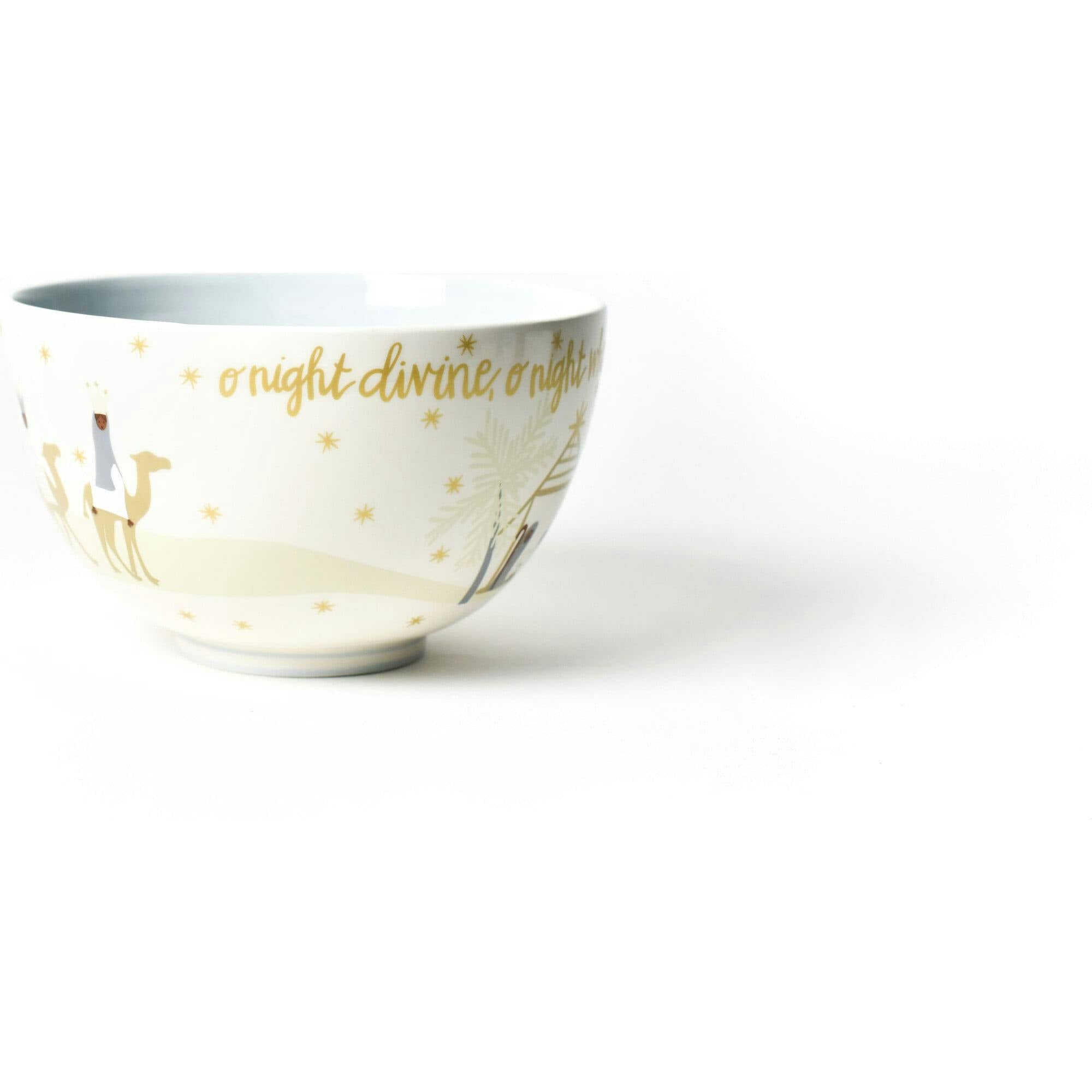 Neutral Nativity Footed Bowl Brown Skin