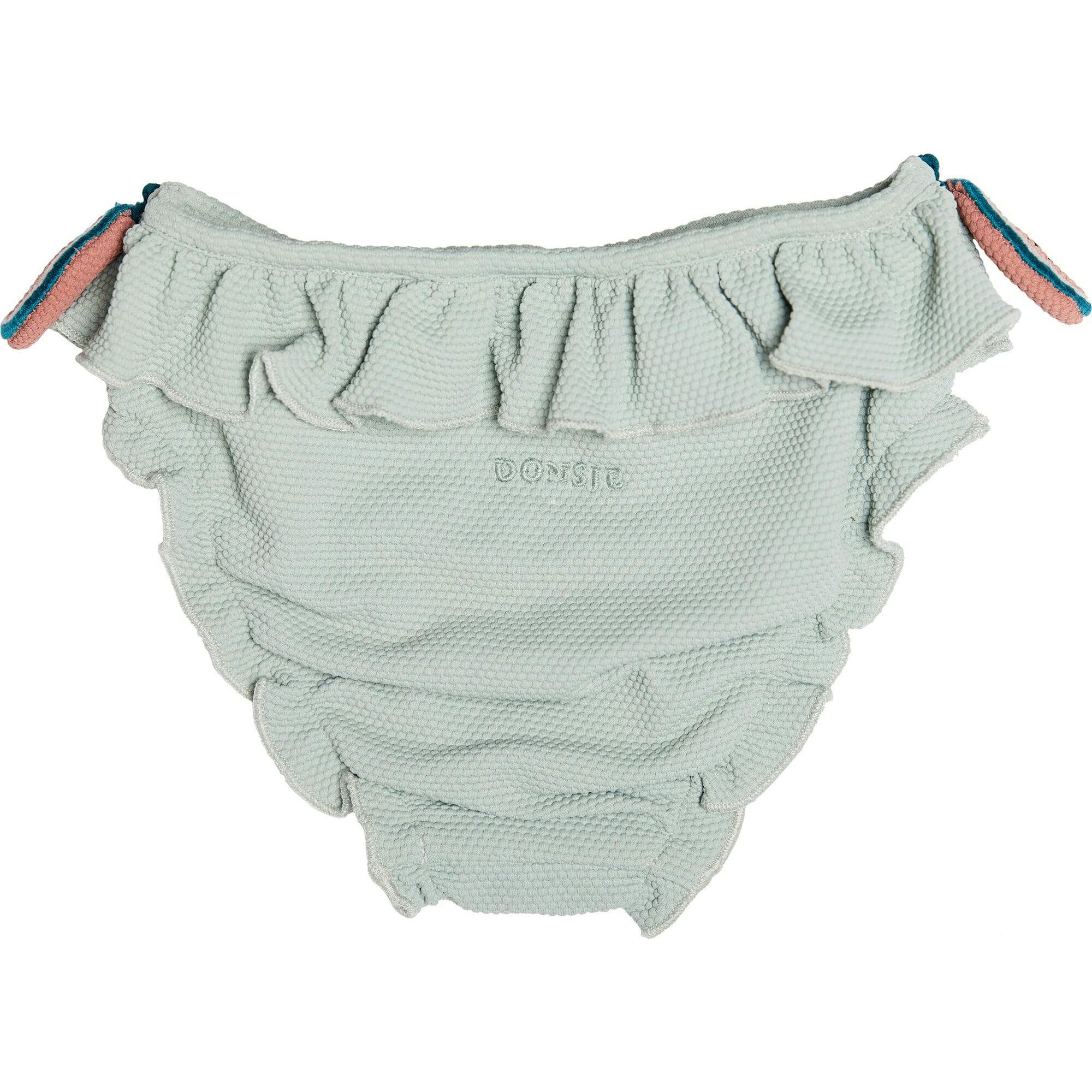 Sisi Watermelon Patch Ruffle Waist & Trim Swimming Briefs