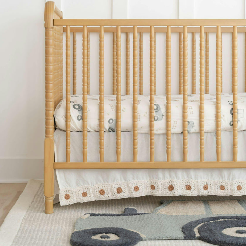 Charlie Farmhouse Tractor Baby Nursery Rug