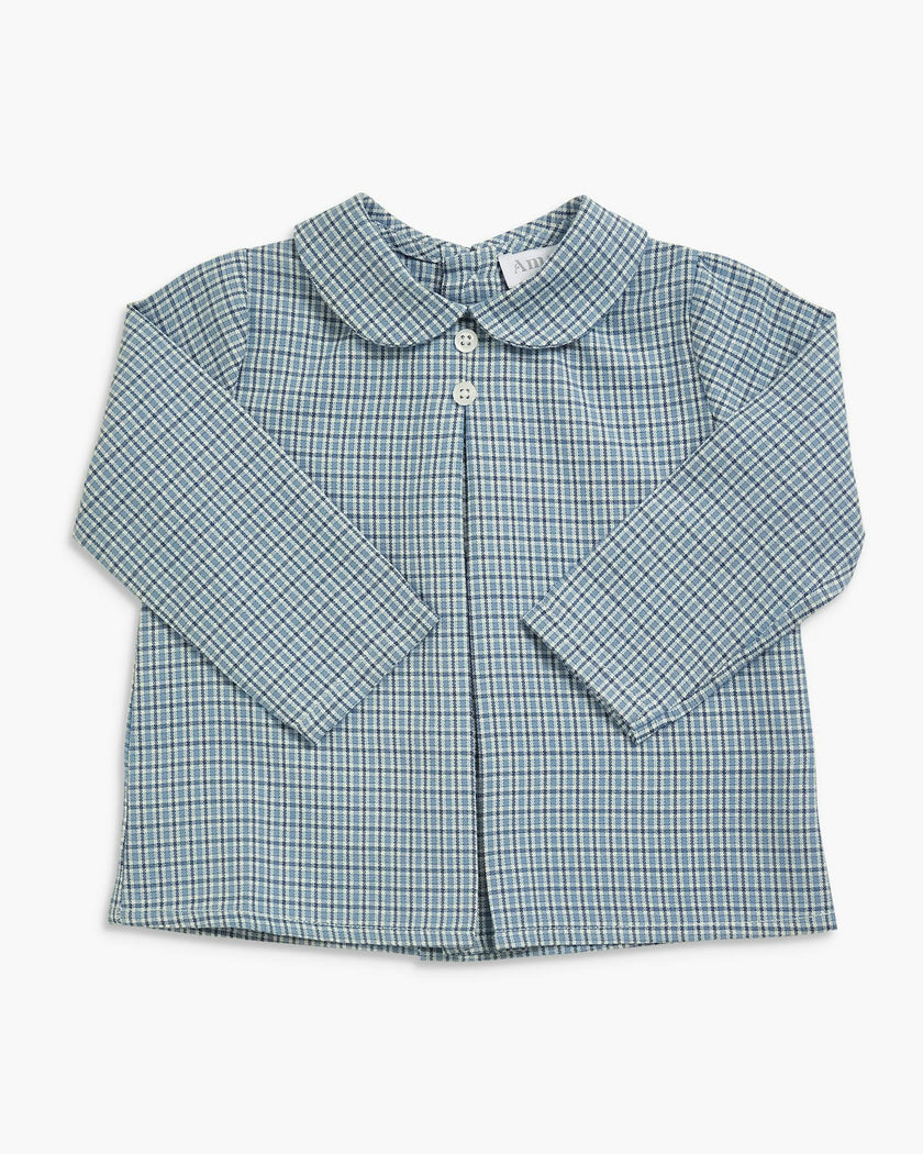 Darius Shirt Vintage Blue Check