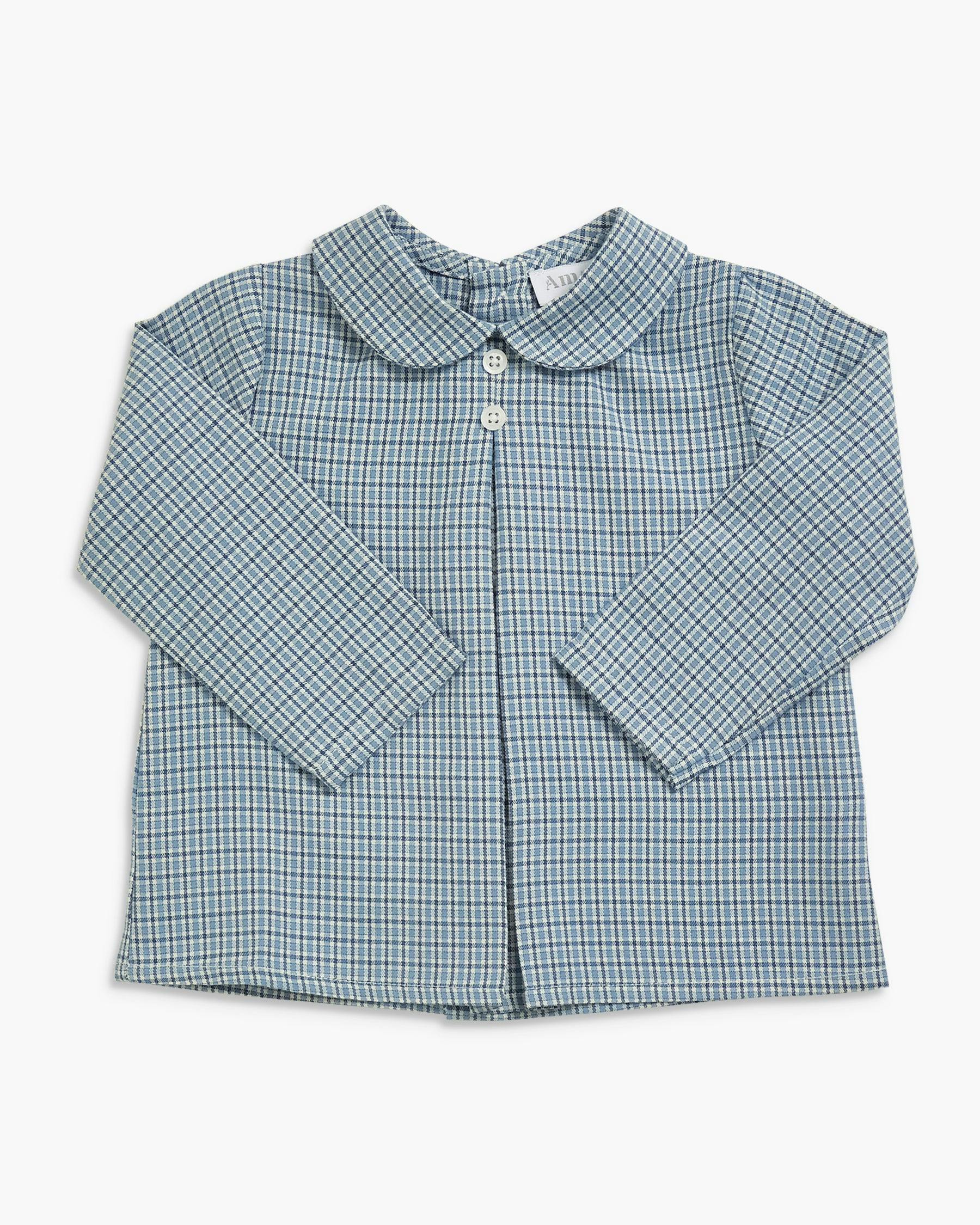 Darius Shirt Vintage Blue Check
