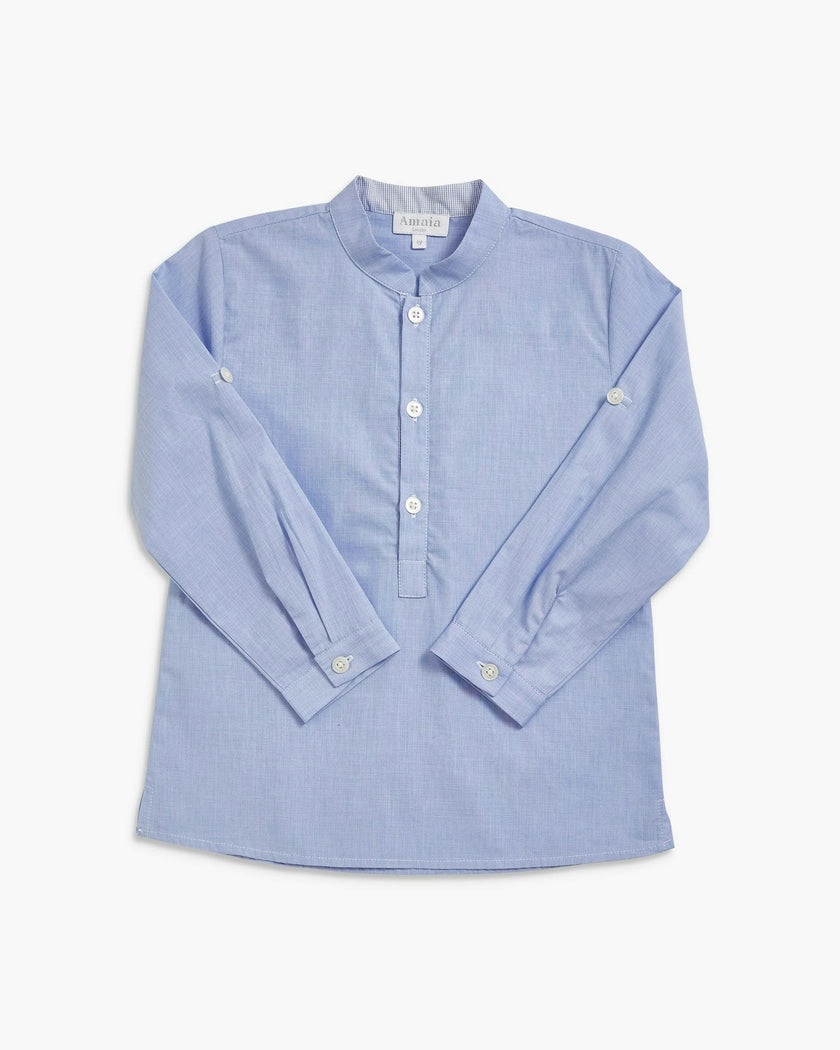 Pereprine Shirt Sky Blue Fil a Fil