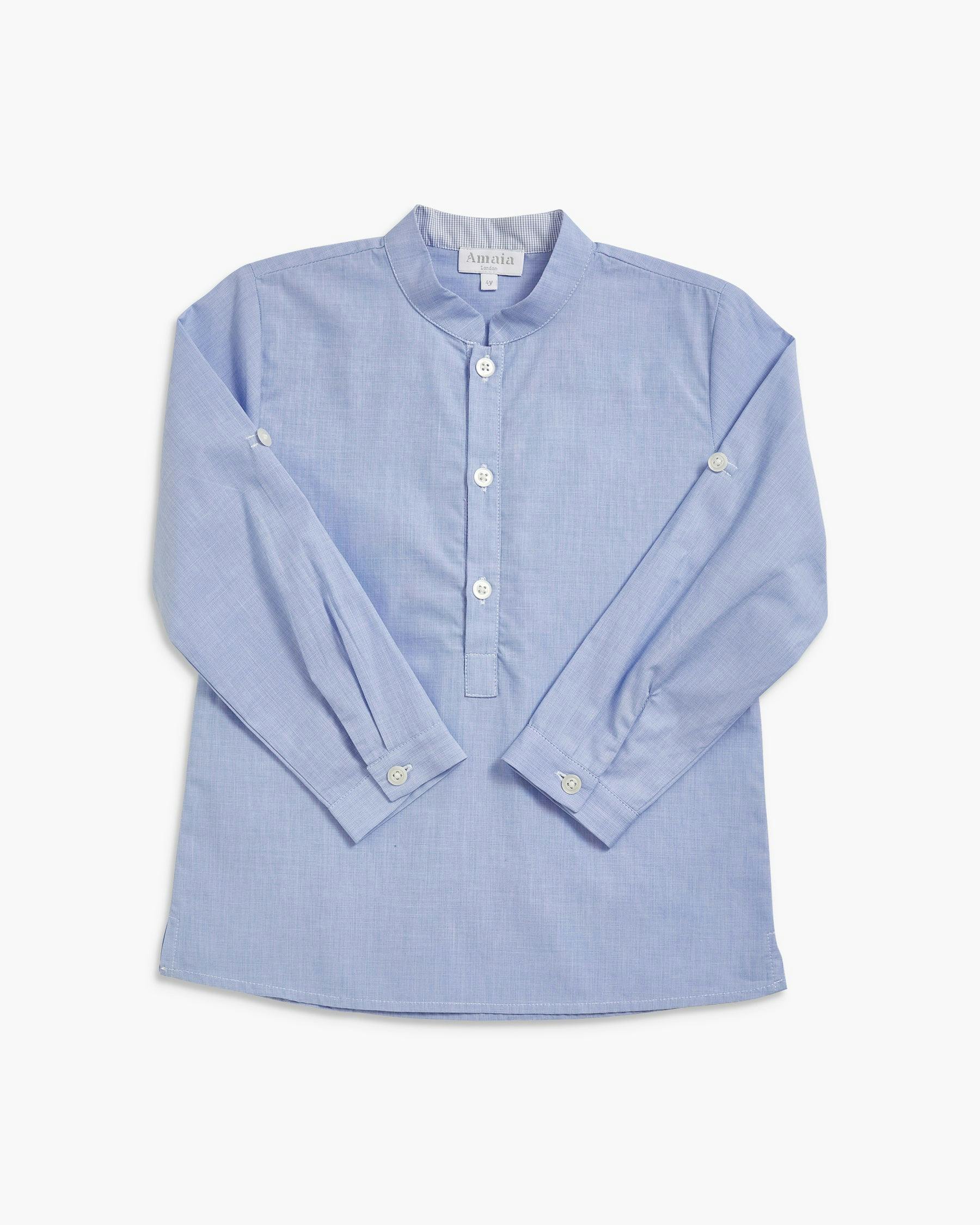 Pereprine Shirt Sky Blue Fil a Fil