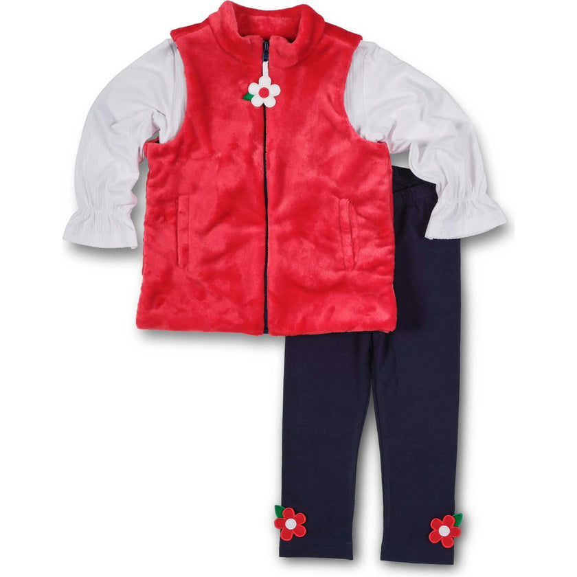 Plush Fleece Zip Up Vest