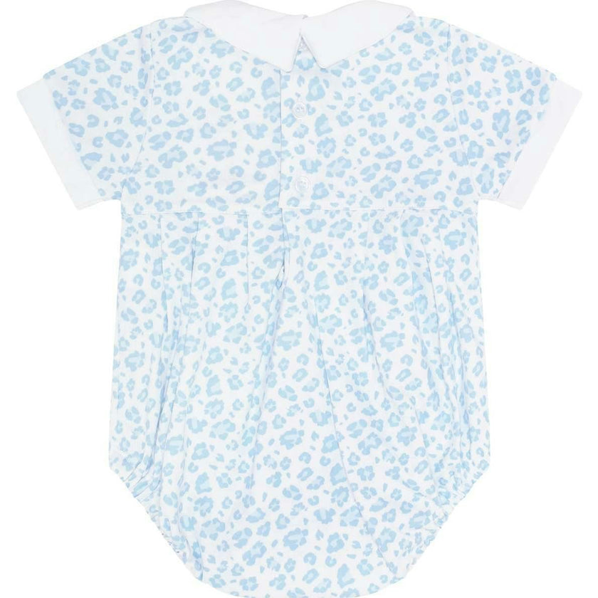 Blue Cheetah Print Bubble