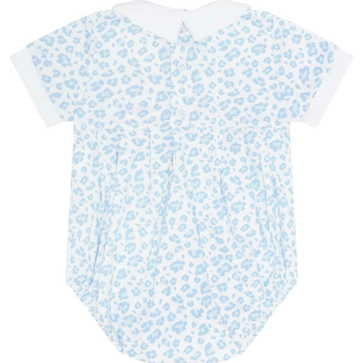 Blue Cheetah Print Bubble