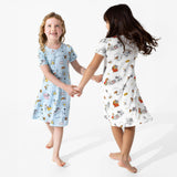 Tom & Jerry: Home Sweet Home Bamboo Girls' Short Sleeve Dress
