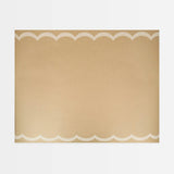 Scalloped Edge Kraft Table Runner