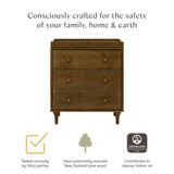 Babyletto Lolly 3-Drawer Compact Changer Dresser with Removable Changing Tray (34")