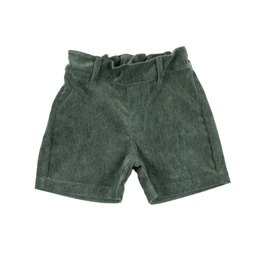 Forest Green Corduroy Shorts