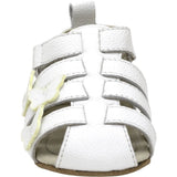Mariposa White Leather Sandal