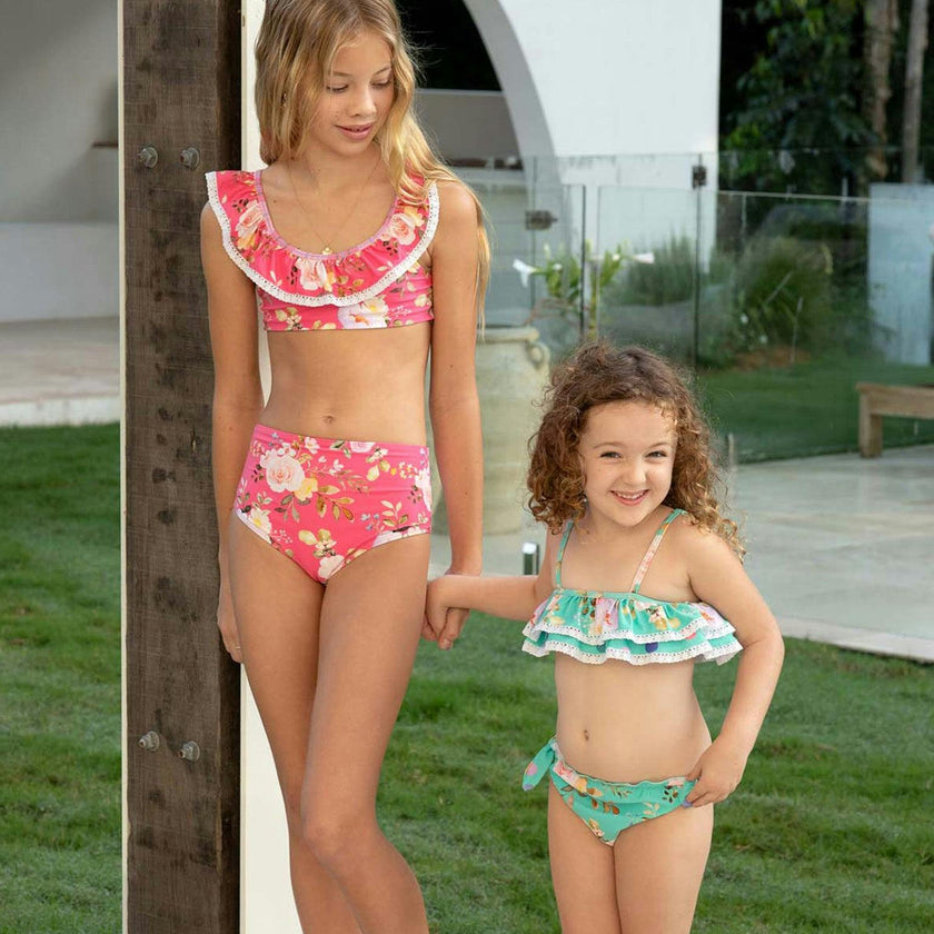 Ruffle Neck Bikini