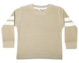 Kids Thermal Shirt - Stone with Sand Taping