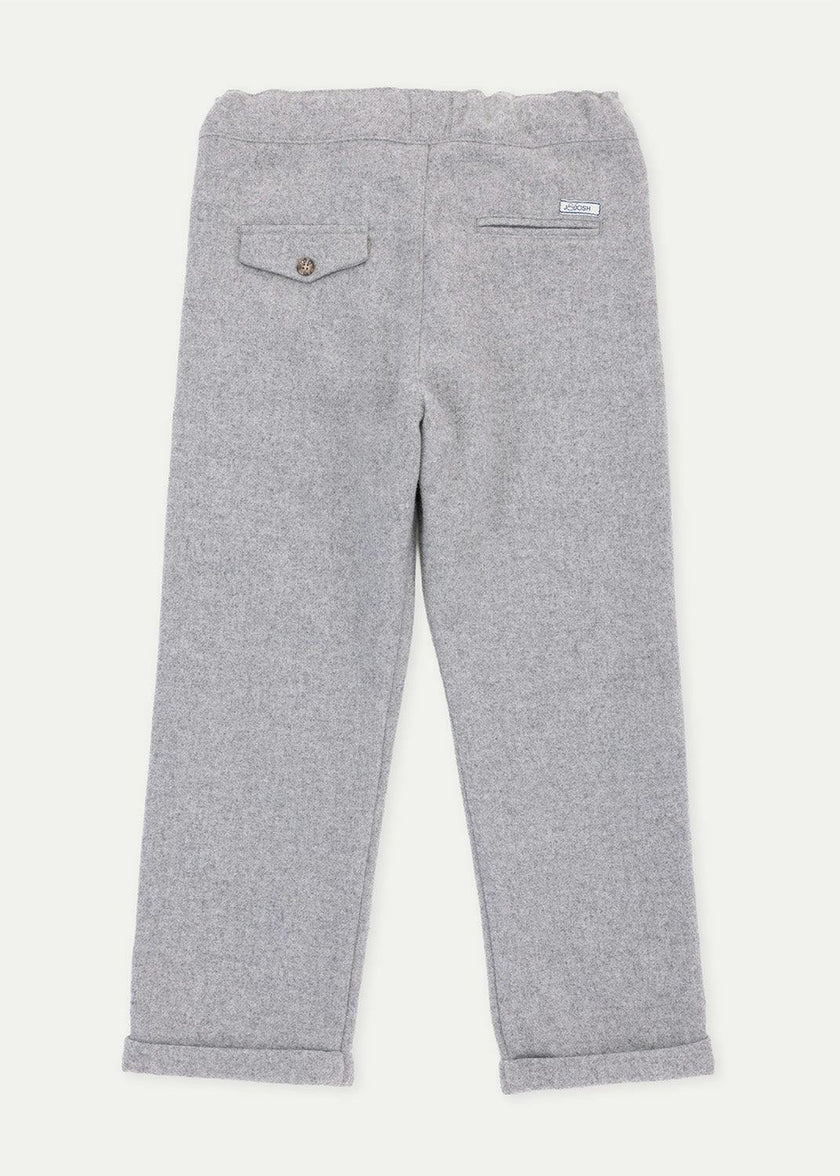 The Light Grey Flannel Jogger Trousers