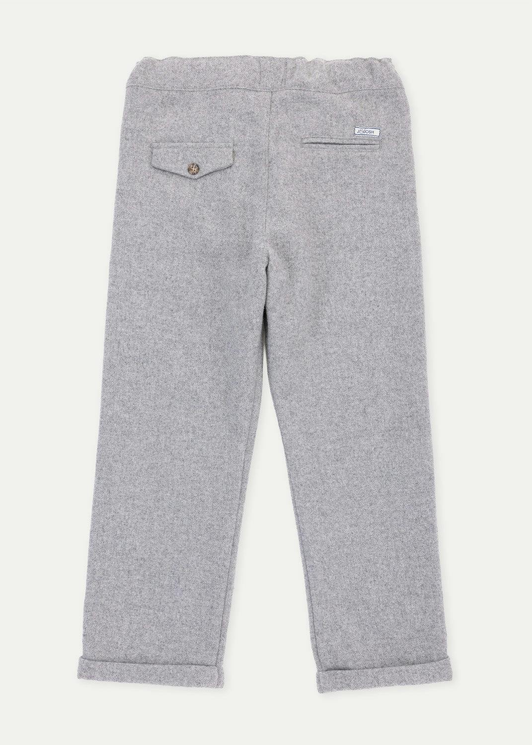 The Light Grey Flannel Jogger Trousers