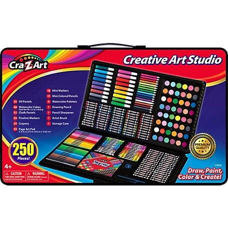 250 Piece Creative Art Studio - Draw