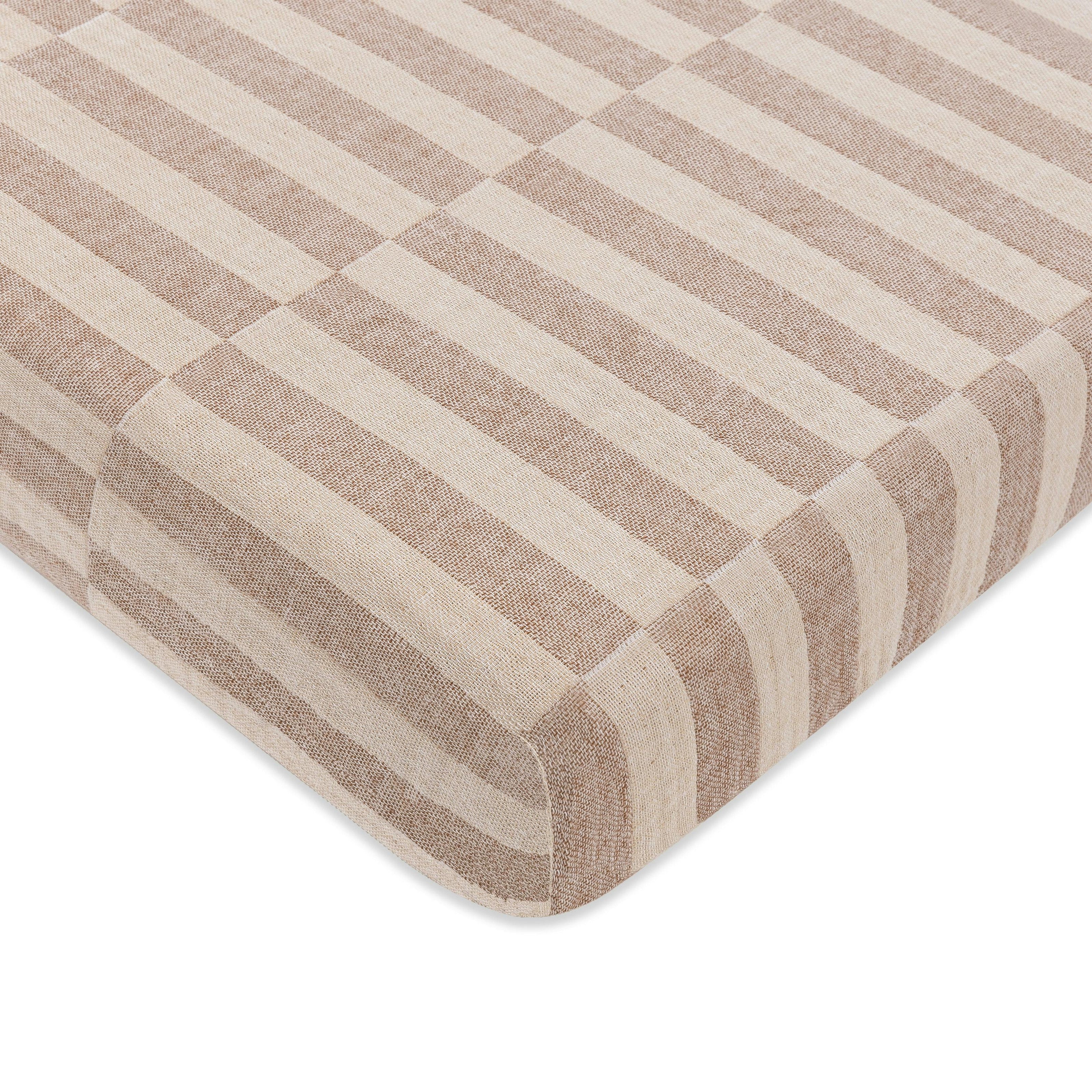 Babyletto Mini Crib Sheet in GOTS Certified Organic Muslin Cotton