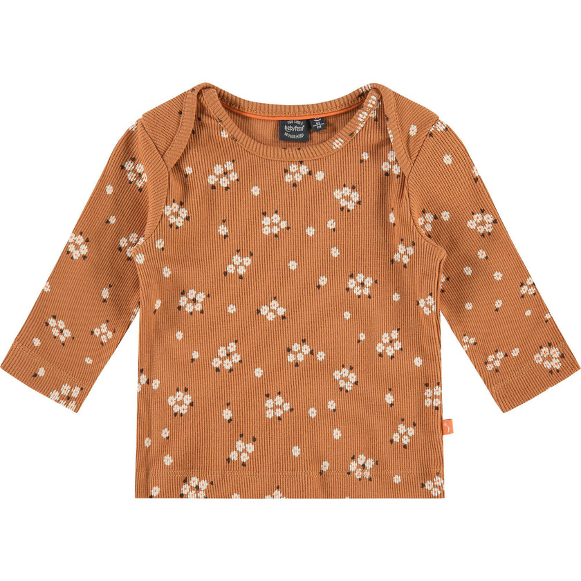 All-Over Floral Print Long Sleeve T-Shirt