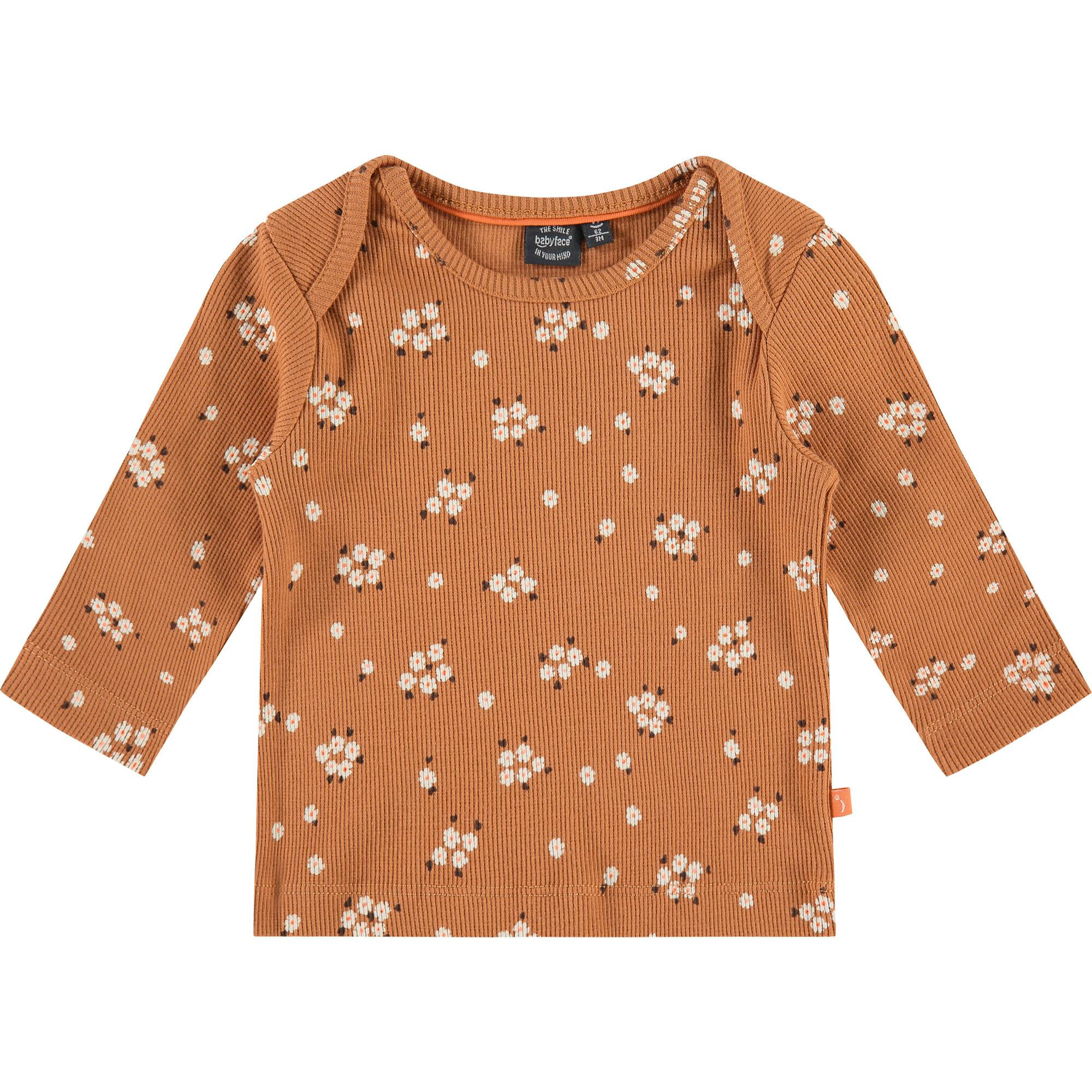 All-Over Floral Print Long Sleeve T-Shirt