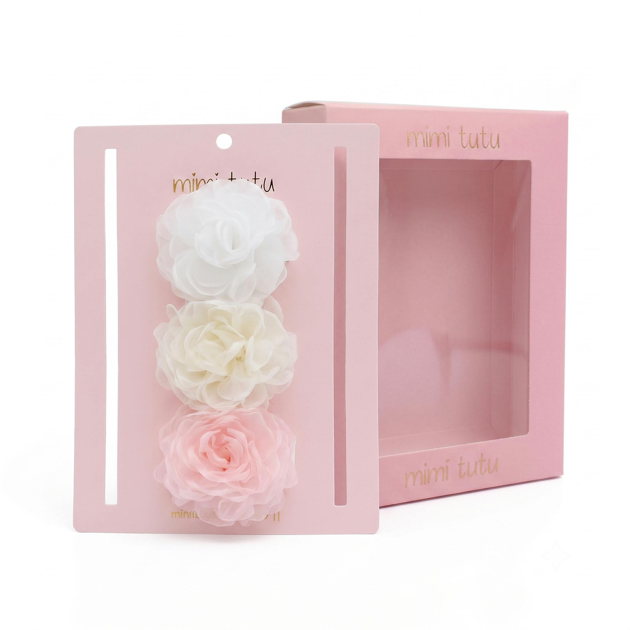 Multicolor Petal Charm Clip Set