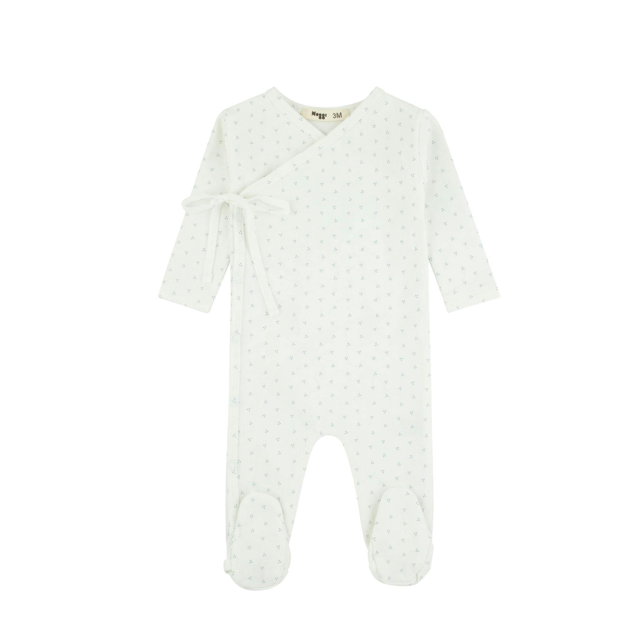 Wrap With Dot Print Footie