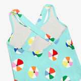 Kids tank swimsuit in beach balls